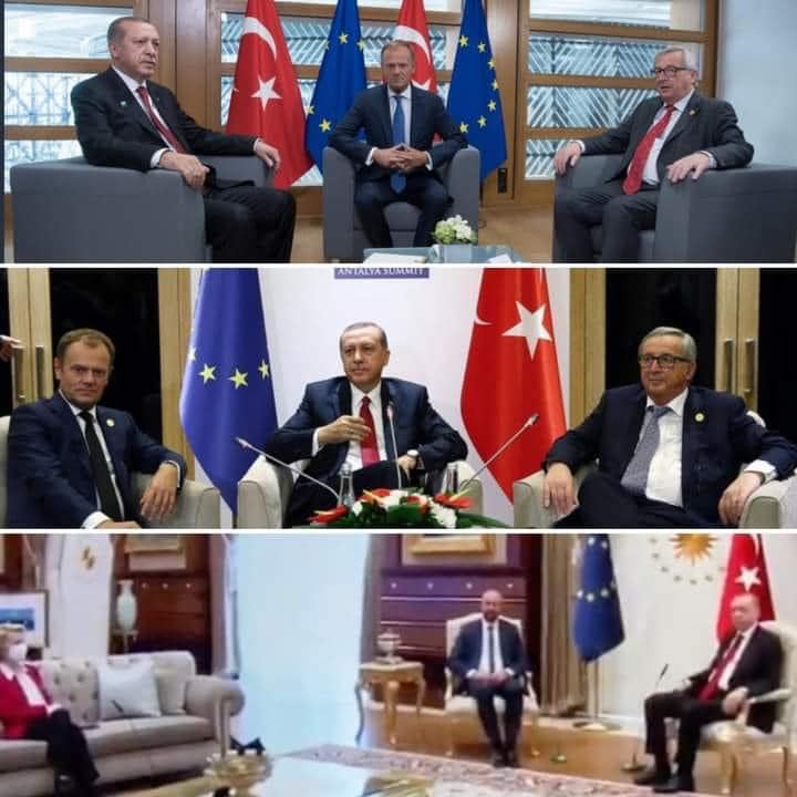 Sans vouloir minimiser l'affront fait à la présidente de la Commission, ce qui interpelle c'est la place que prend cette affaire somme toute symbolique, quand on la compare au peu de bruit causé par le retrait de la Turquie de la Convention d'Istanbul.