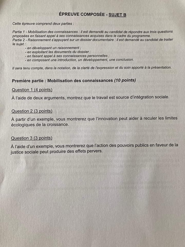 Les Économistes Atterrés (et qui ont bien des raisons de l'être) soulèvent en ce mois de mai un lièvre bien dodu : l'épreuve (en effet éprouvante)du bac français en sciences économiques et sociales.