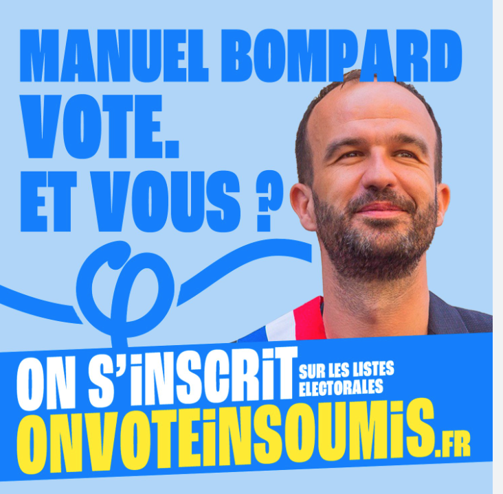 Youssef Handichi (dans l'urne) et Rima Hassan : deux façons diamétralement opposées d'envisager la politique. Et Voske a par ailleurs adoré la campagne des Insoumis contre l'abstention.