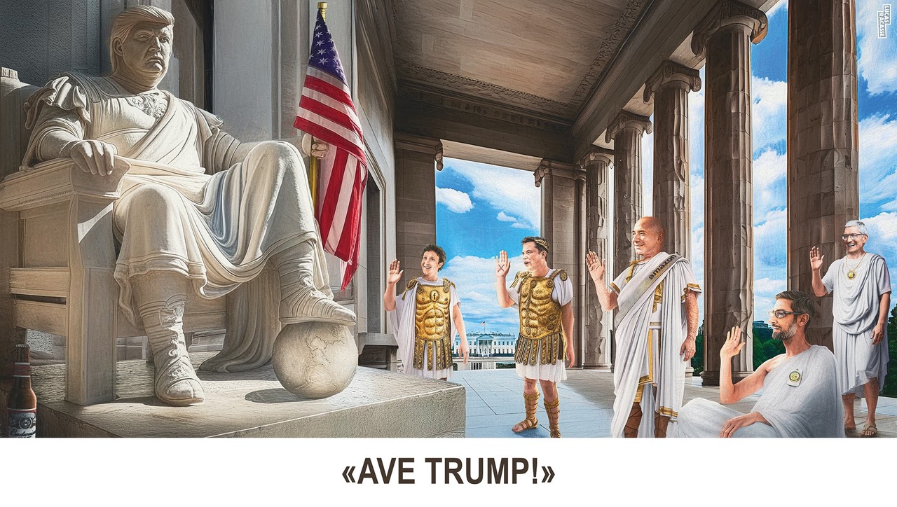 « Salut romain ou salut nazi, on s’en fout un peu, non, papa ? De toute façon, c’est un salut de dictateur ! ». Pas mieux. Merci à Lucas Racasse pour sa splendide 