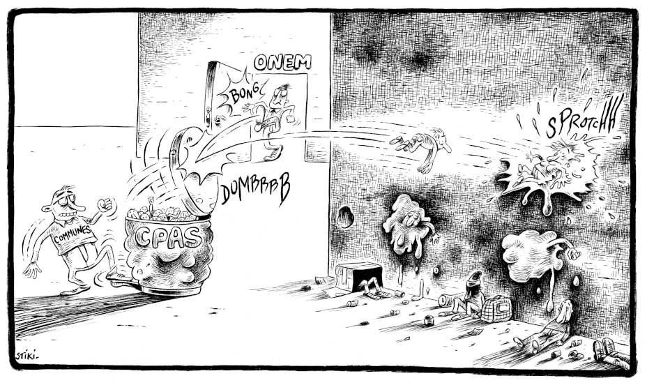 À 70 ans, fragile de santé, elle panique son CPAS lui envoie une facture de 14.000 euros ! Elle a tenté en vain, pendant des mois, de contacter son Assistante Sociale (Illustrations Stiki).