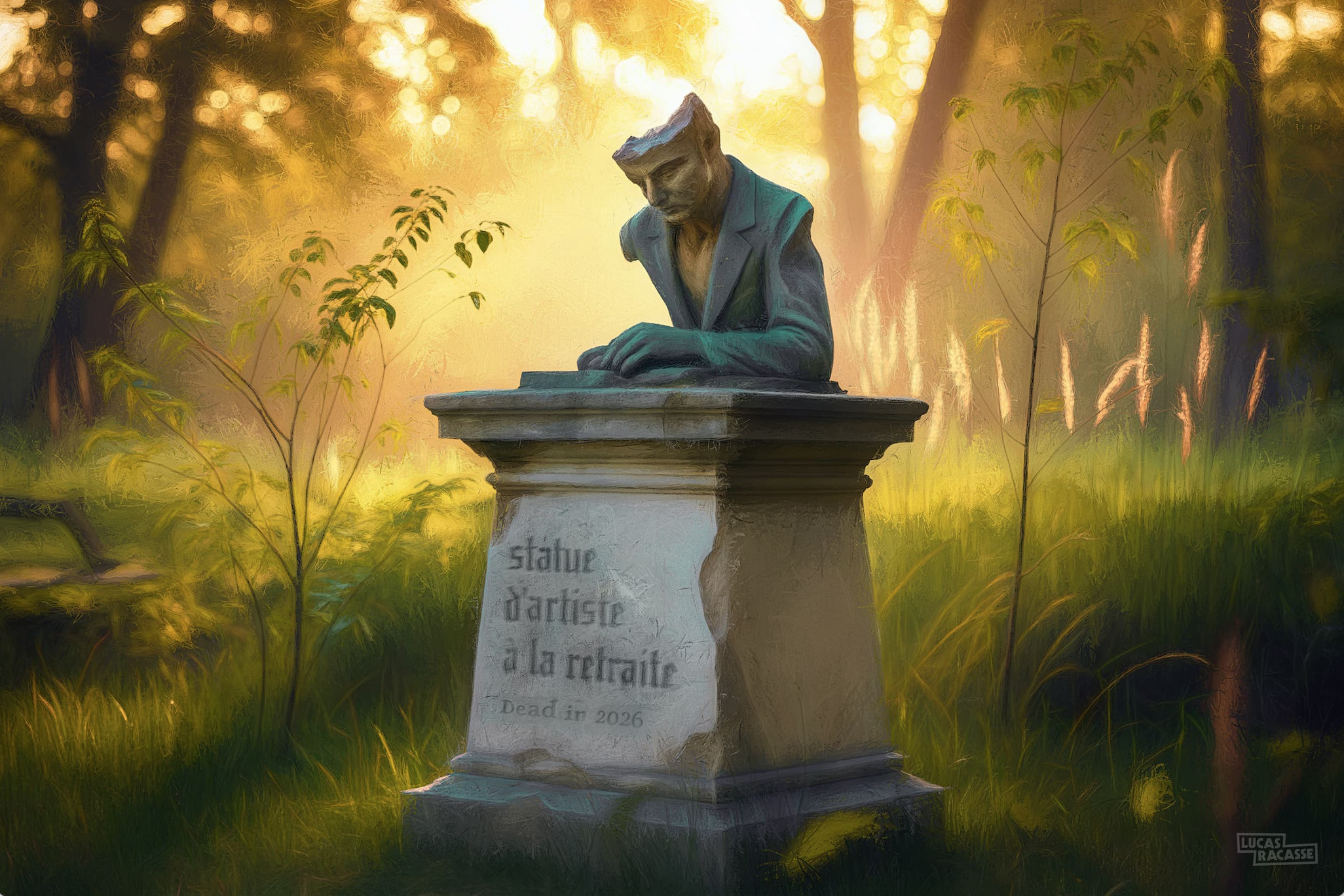 Le gouvernement Arizona prive les travailleurs et travailleuses des arts de leur pension. Un hold-up programmé. Mobilisation générale du secteur (illustration Lucas Racasse).